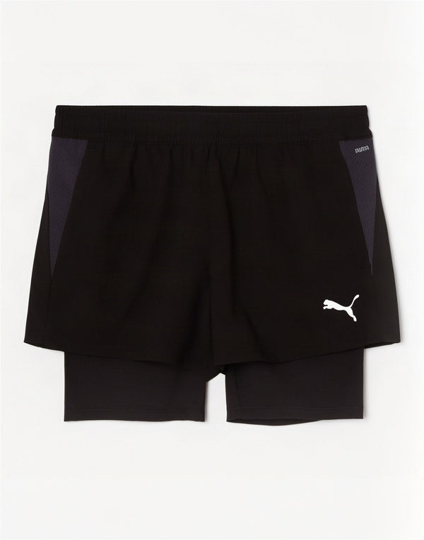 Ανδρικό αθλητικό σορτς Puma Μικρό μαύρο χρώμα πολυεστέρα