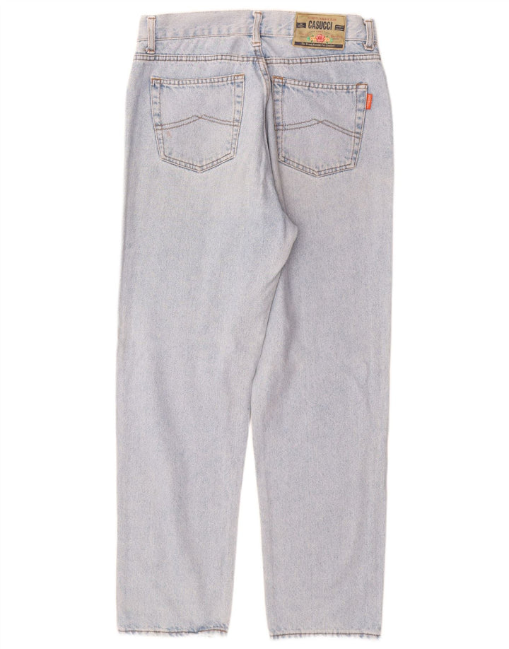 CASUCCI Γυναικεία ψηλόμεση τζιν IT 50 XL W28 L29 Μπλε βαμβακερό