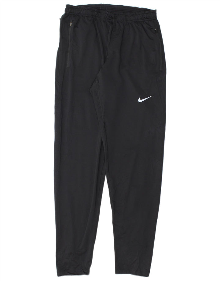 Ανδρικές φόρμες Nike Dri Fit Παντελόνια μεσαίου μαύρου πολυεστέρα