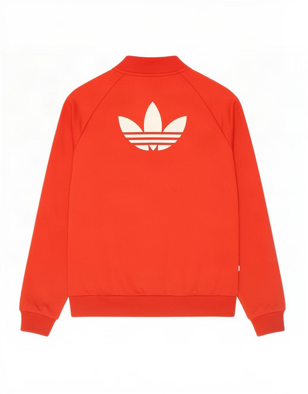 Γυναικεία αθλητική φόρμα γραφικών Adidas Top Jacket UK 12 Medium Red Polyester