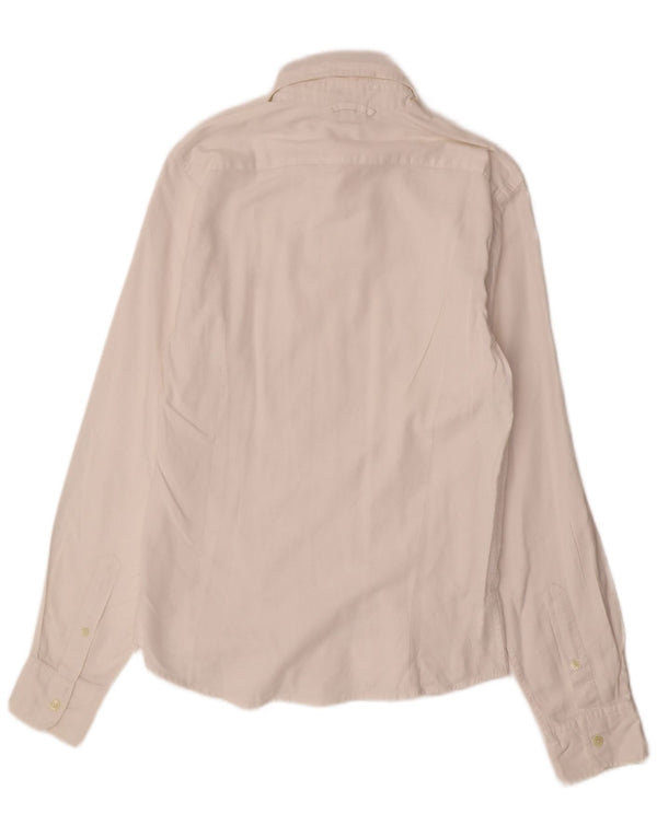 FRANKLIN MARSHALL Ανδρικό πουκάμισο Slim Fit Medium White