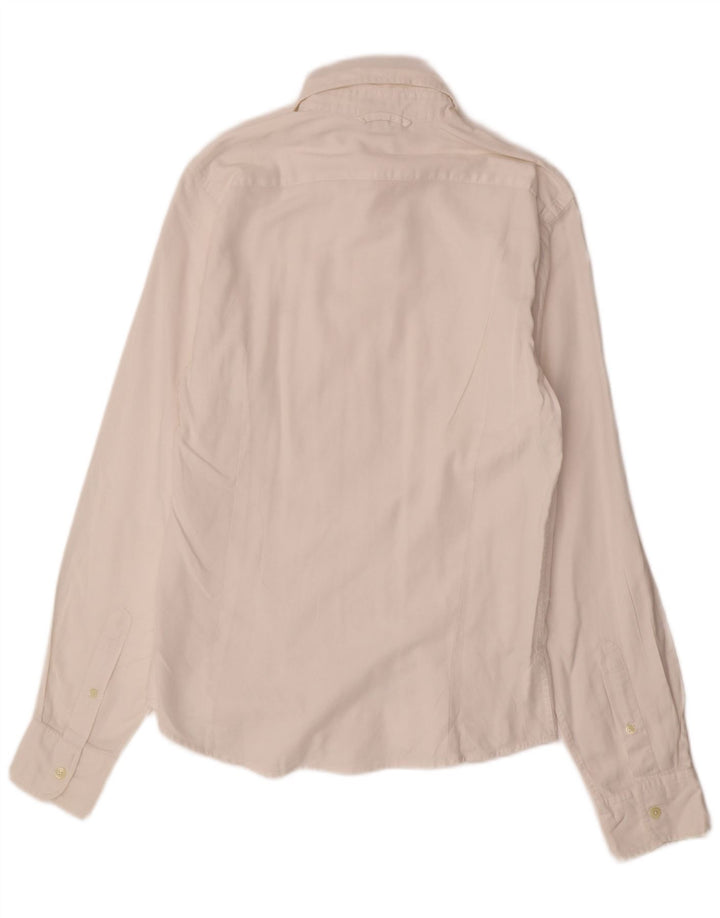 FRANKLIN MARSHALL Ανδρικό πουκάμισο Slim Fit Medium White