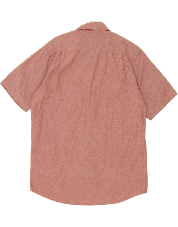 WRANGLER Mens Short Sleeve Shirt Medium Pink Cotton Vintage Wrangler and Second-Hand Wrangler from Messina Hembry 