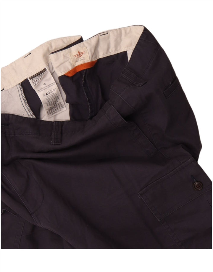 Ανδρικό σορτς Cargo Dockers W42 2XL Navy Blue Cotton
