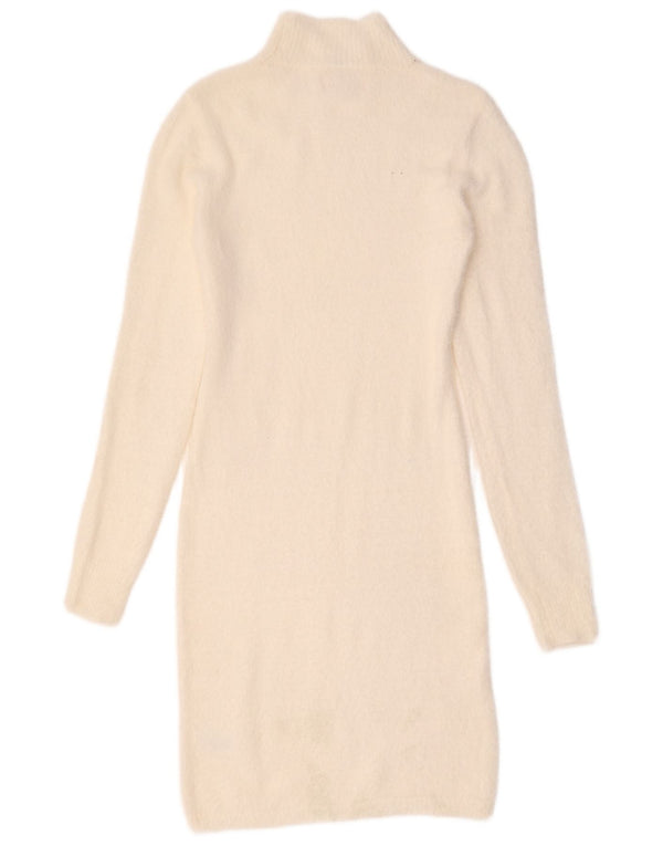 Γυναικείο μακρυμάνικο φόρεμα Jessica Simpson UK 10 Small White Nylon