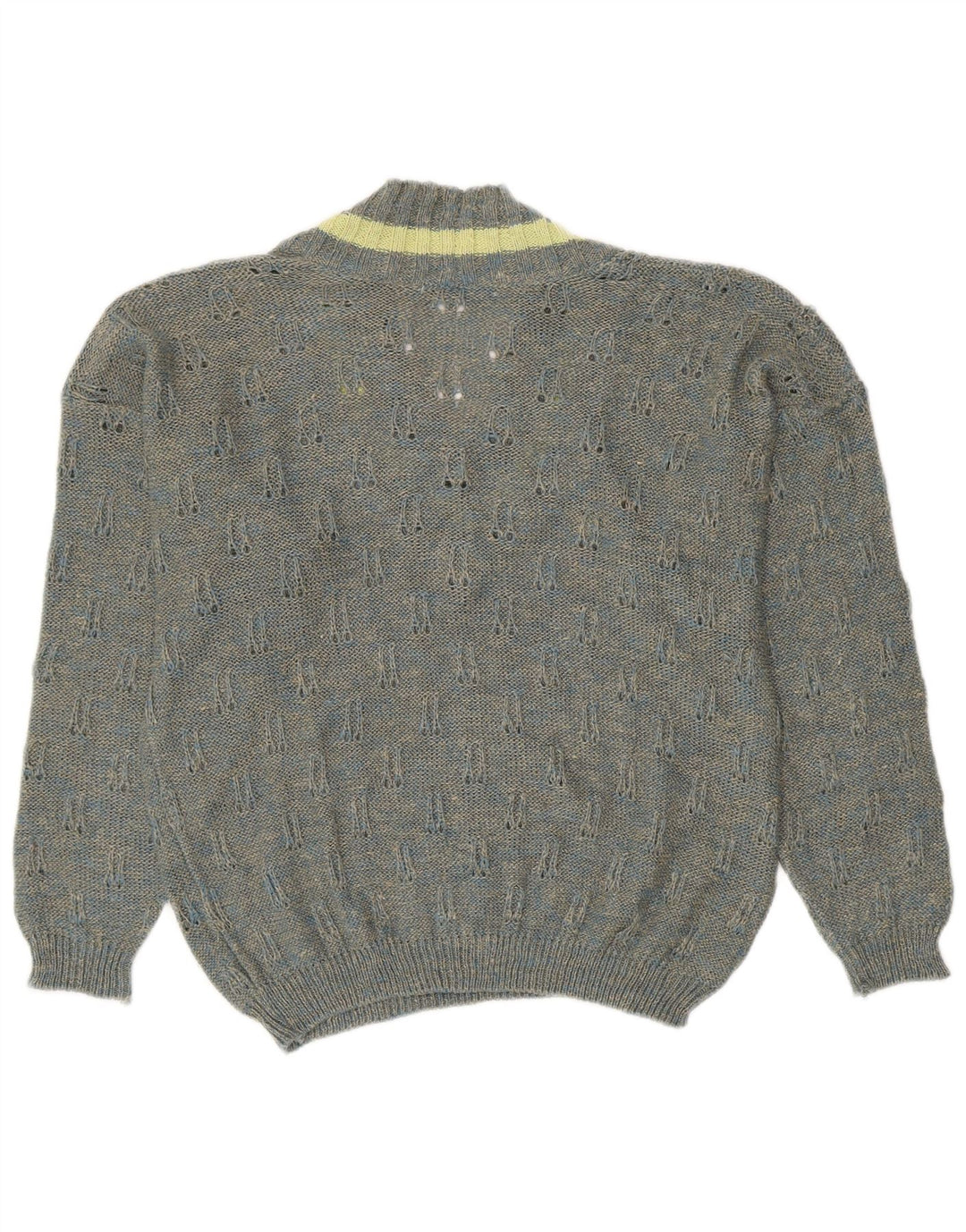 Γυναικείο πουλόβερ με λαιμόκοψη Vintage UK 18 XL Γκρι