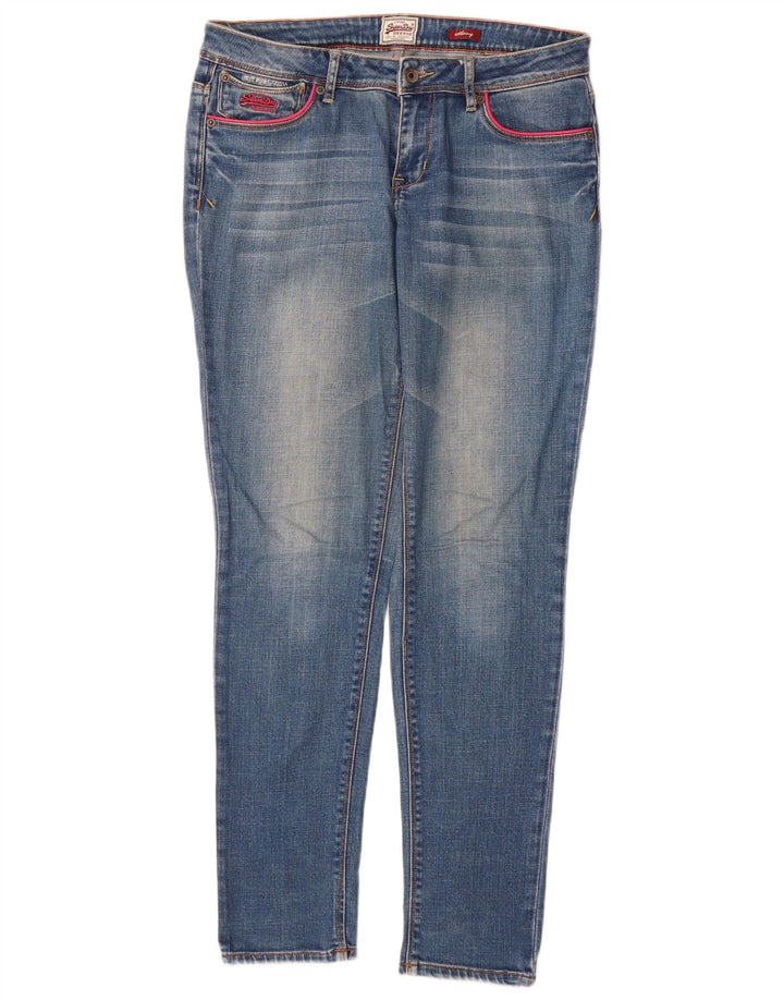 Γυναικείο Skinny Jeans SUPERDRY W30 L32 Μπλε βαμβακερό