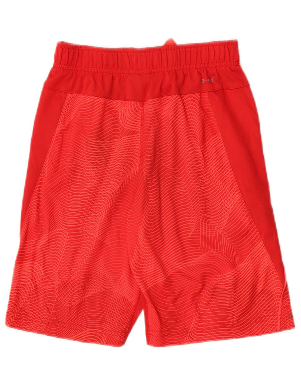 Αθλητικά σορτς Nike Boys 8-9 ετών Small Red Geometric Polyester Sports