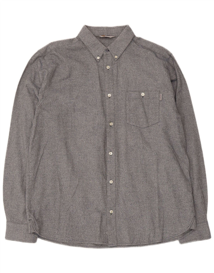 Ανδρικό πουκάμισο Carhartt XL Γκρι βαμβακερό