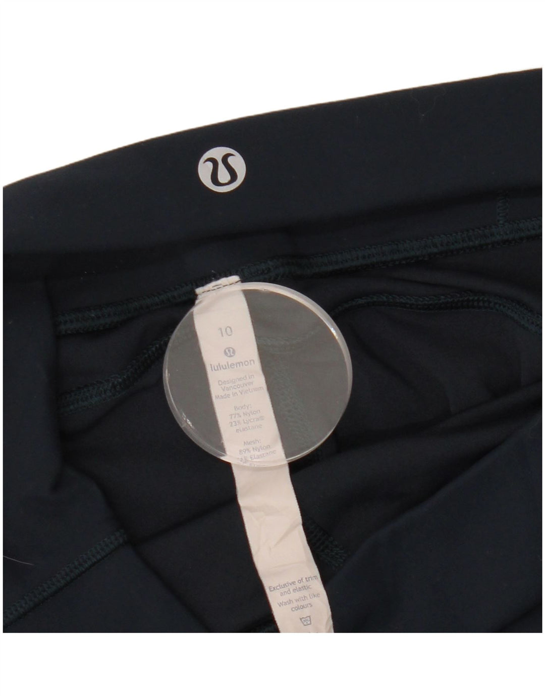Γυναικείο κολάν LULULEMON US 10 Large Navy Blue Nylon