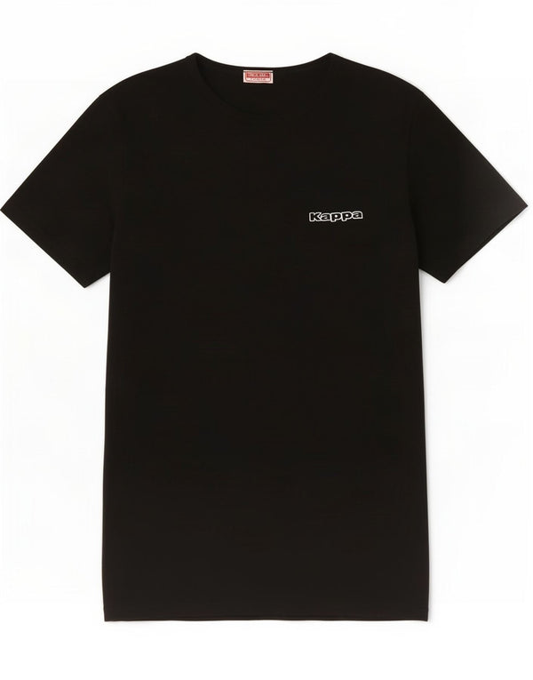 Kappa Ανδρικό T-Shirt Top Large Black Cotton