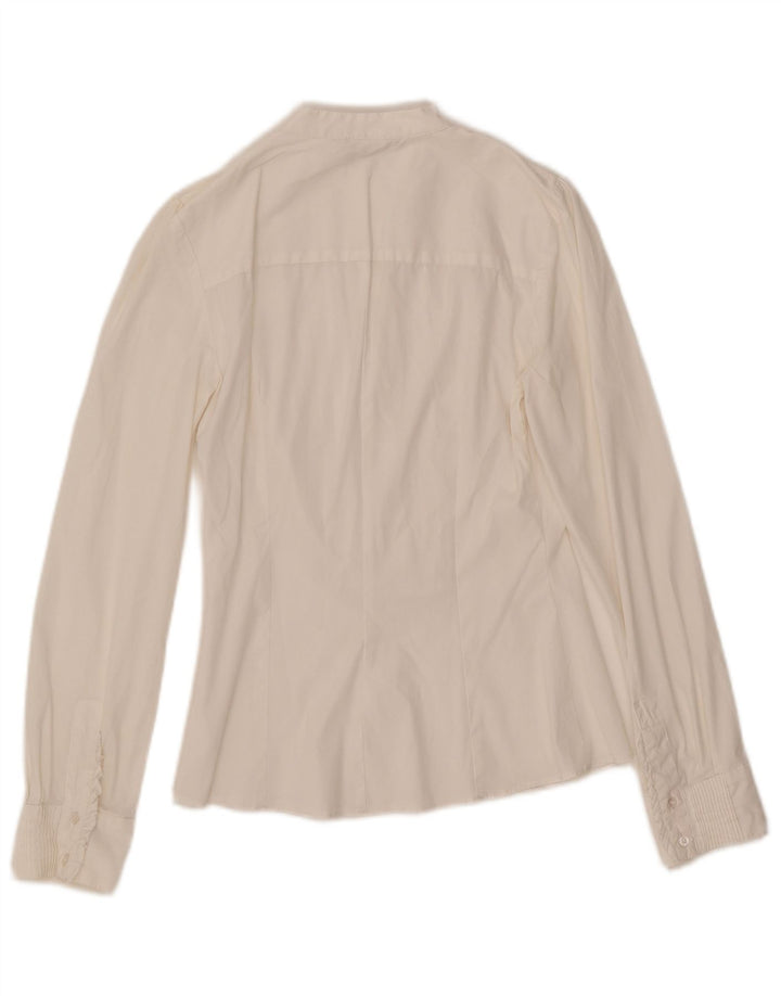 Γυναικείο πουλόβερ ZARA πουκάμισο UK 8 Small White