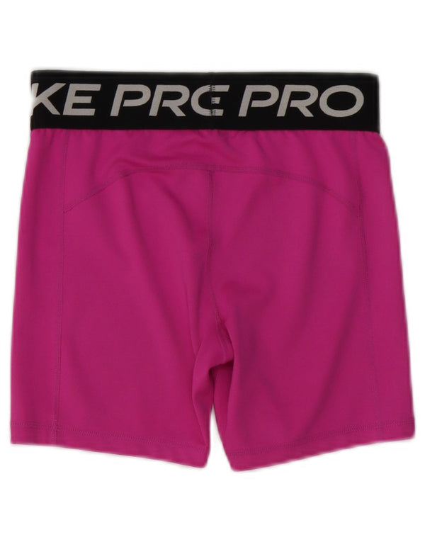 Γραφικά αθλητικά σορτς NIKE Girls Dri Fit 13-14 ετών XL Pink Colourblock
