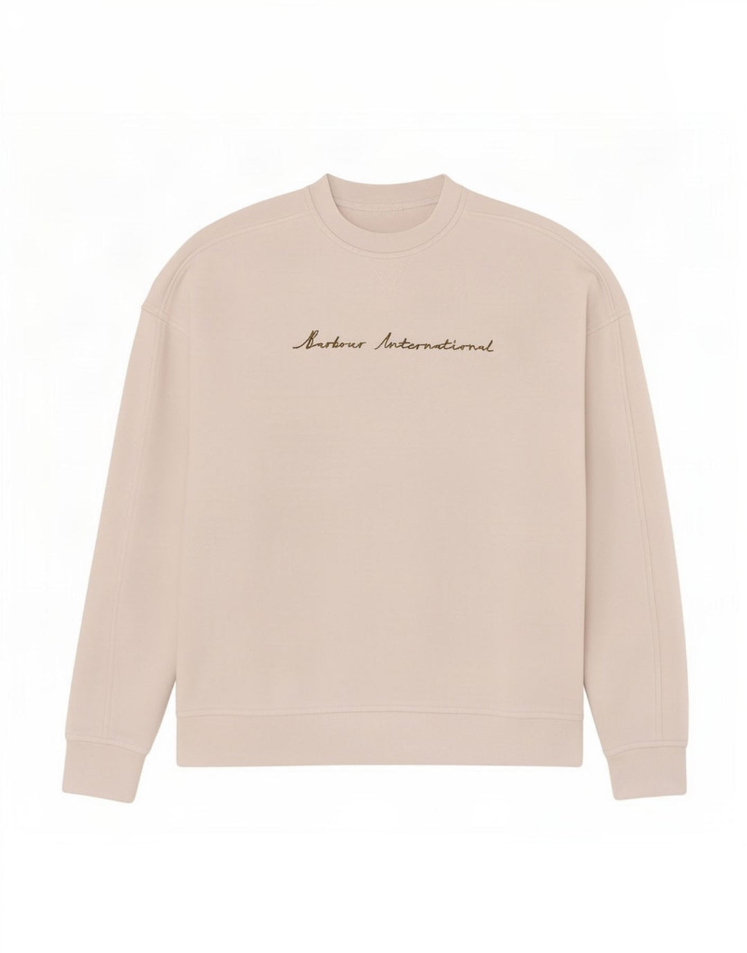 Barbour Γυναικεία γραφική μπλούζα υπερμεγέθη Jumper UK 10 Μικρό λευκό βαμβακερό