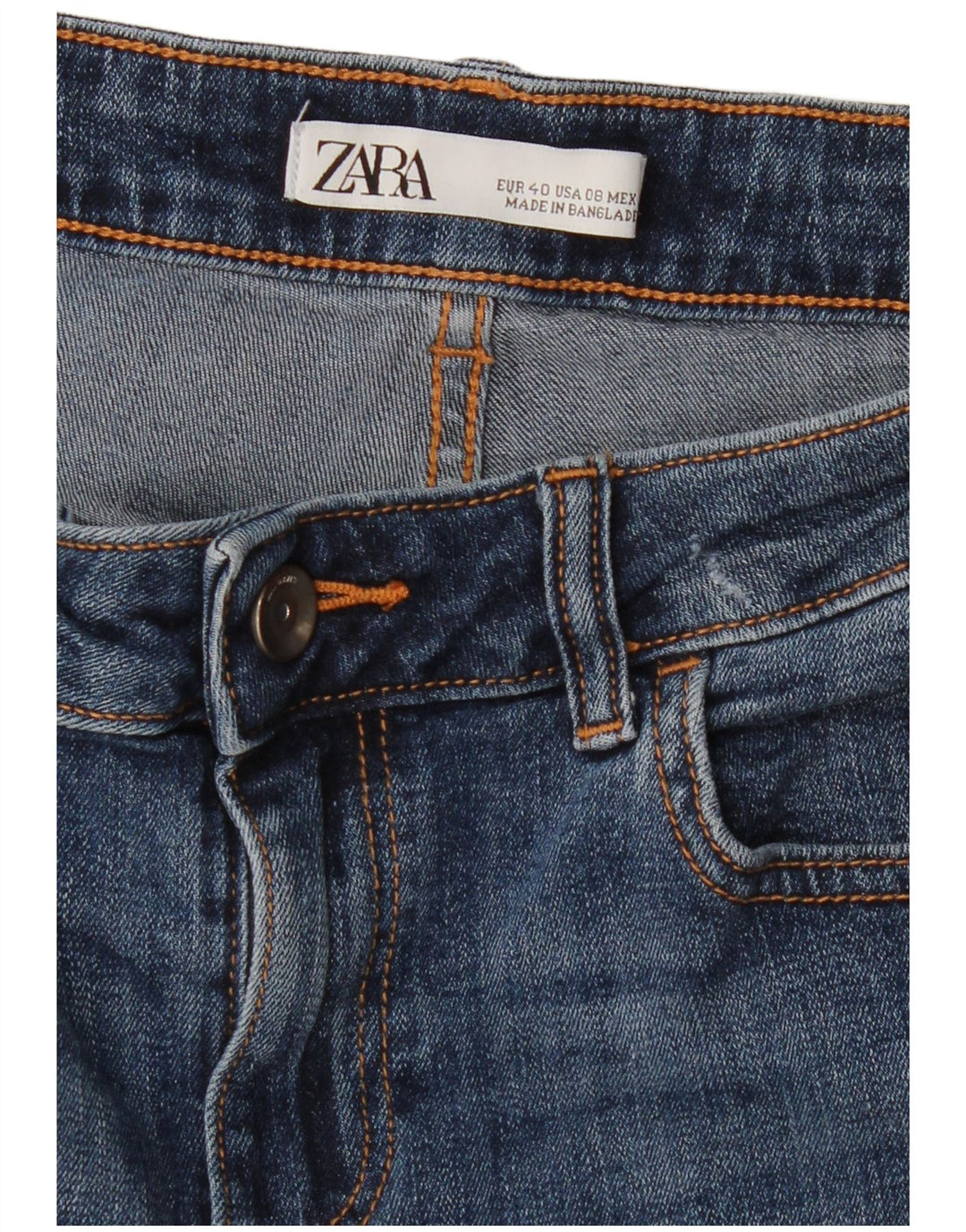 Zara Γυναικείο Skinny Jeans EU 40 Medium W30 L27 Blue