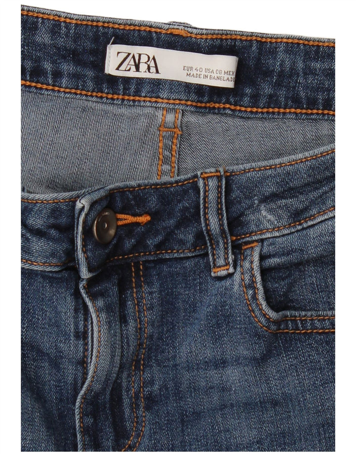 Zara Γυναικείο Skinny Jeans EU 40 Medium W30 L27 Blue