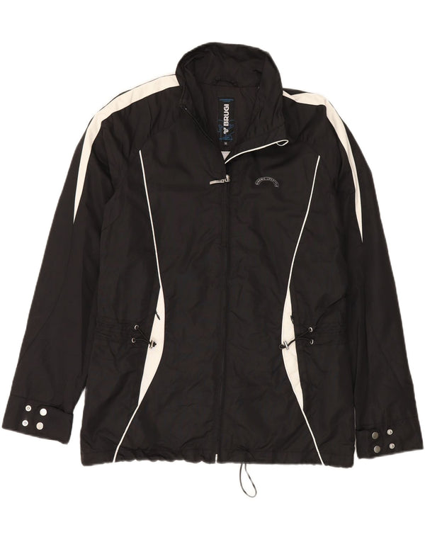 Brugi Ανδρικό μπουφάν βροχής UK 38 Medium Black Colourblock Polyamide