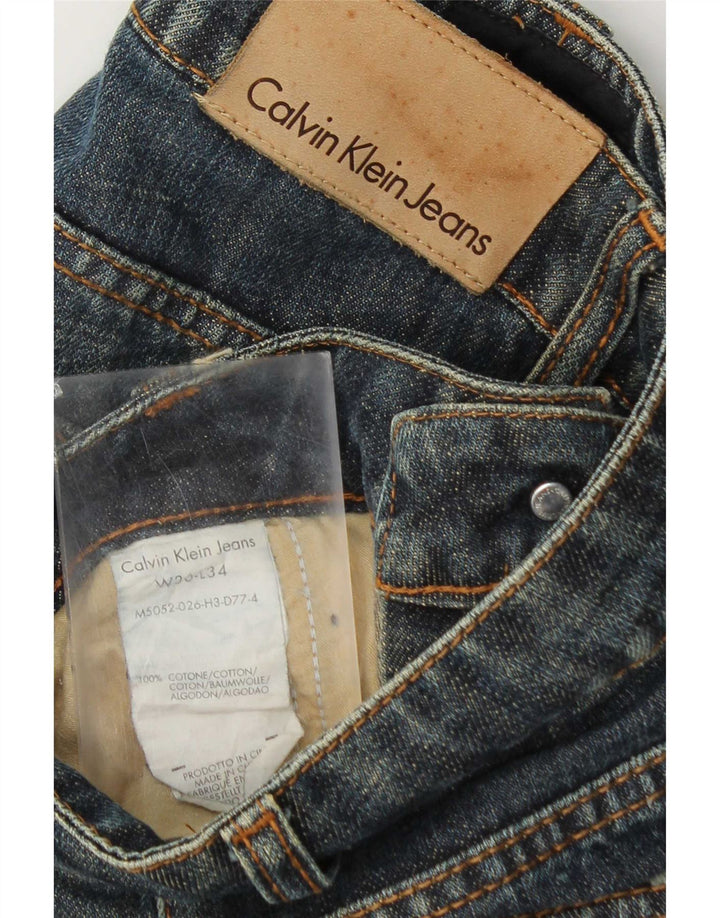 Ανδρικό τζιν ίσιο Calvin Klein W36 L28 Μπλε βαμβακερό