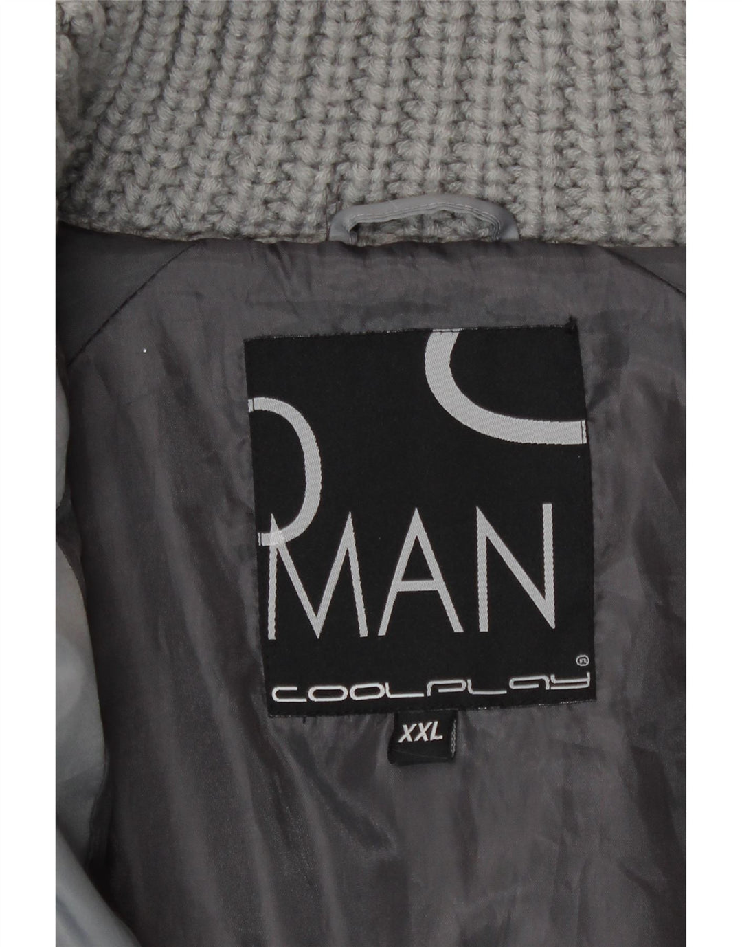 Vintage Ανδρικό μπουφάν με επένδυση UK 44 2XL Γκρι Πολυεστέρας