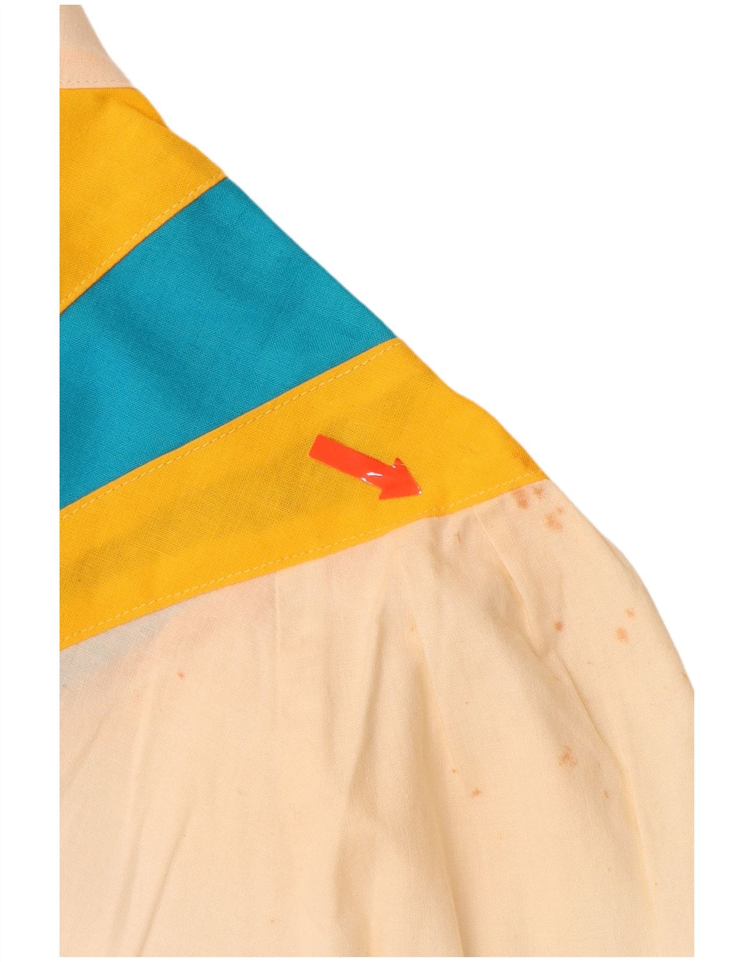 ANTONELLI Γυναικείο Bomber Jacket IT 44 Medium Off White Colourblock Βαμβακερό