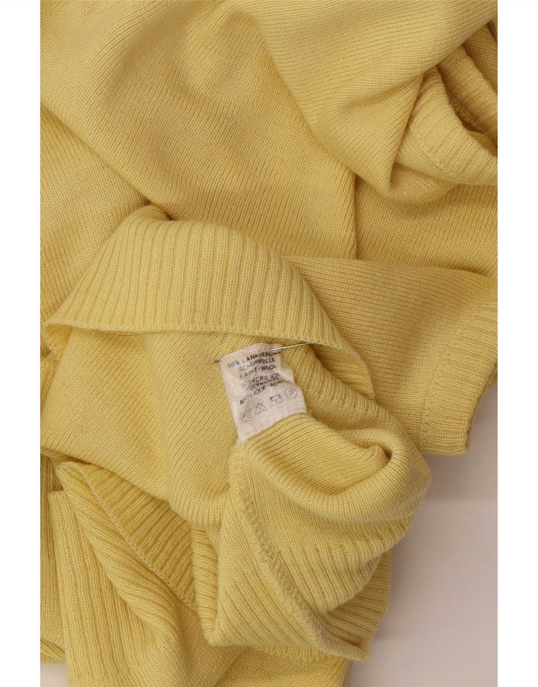 Vintage ανδρικό γιλέκο Tank Top Medium Yellow