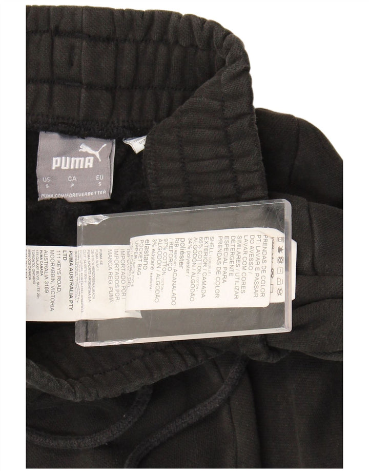 Ανδρική φόρμα PUMA Παντελόνι Joggers Μικρό μαύρο βαμβακερό