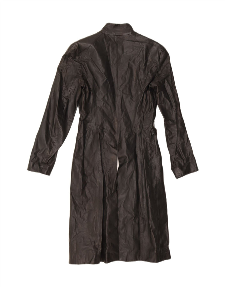 Γυναικείο δερμάτινο παλτό Plein Sud EU 38 Medium μαύρο δέρμα