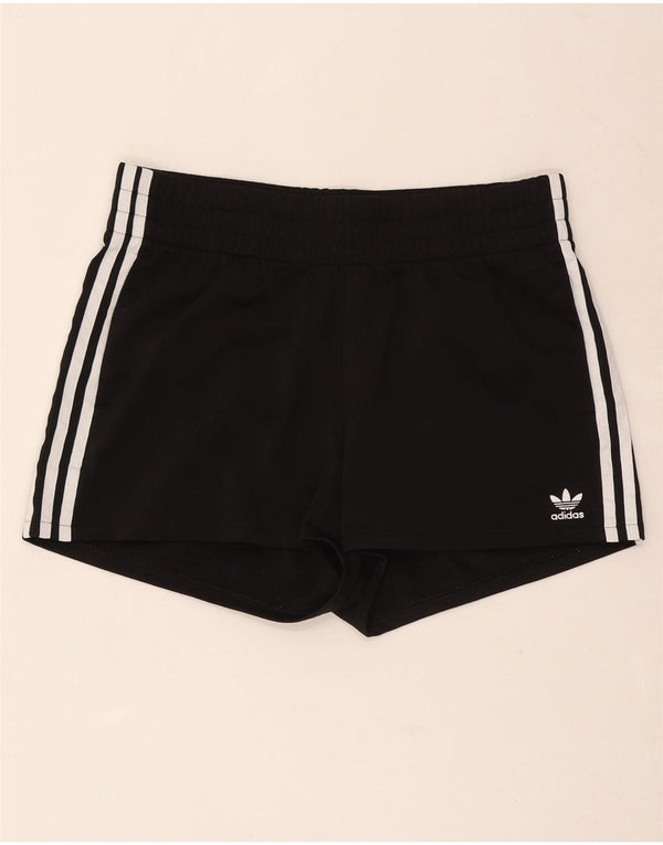 Γυναικείο αθλητικό σορτς Adidas UK 14 μεσαίο μαύρο πολυεστέρα