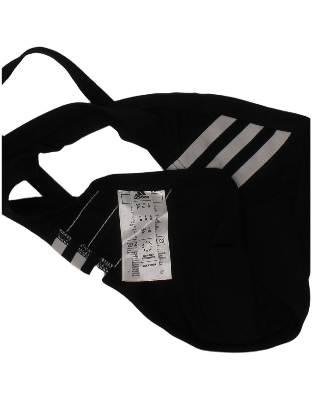 Γυναικείο Αθλητικό Σουτιέν Adidas Top Medium Black Polyamide Sports