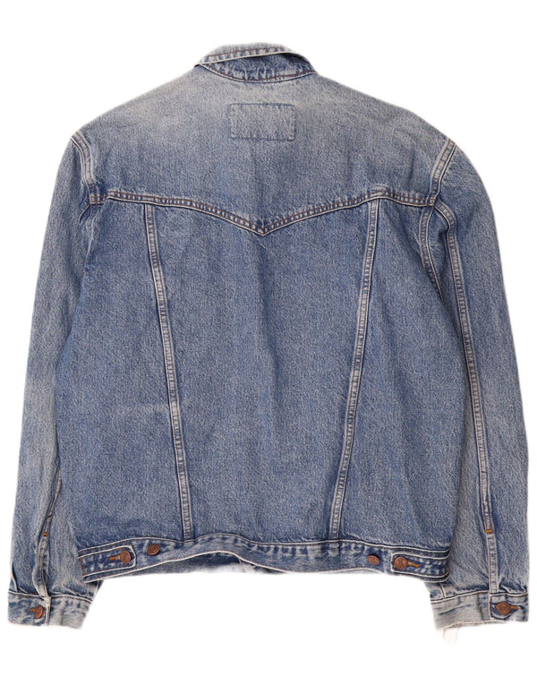 WRANGLER Ανδρικό Τζιν Μπουφάν UK 40 Μεγάλο Μπλε Βαμβακερό