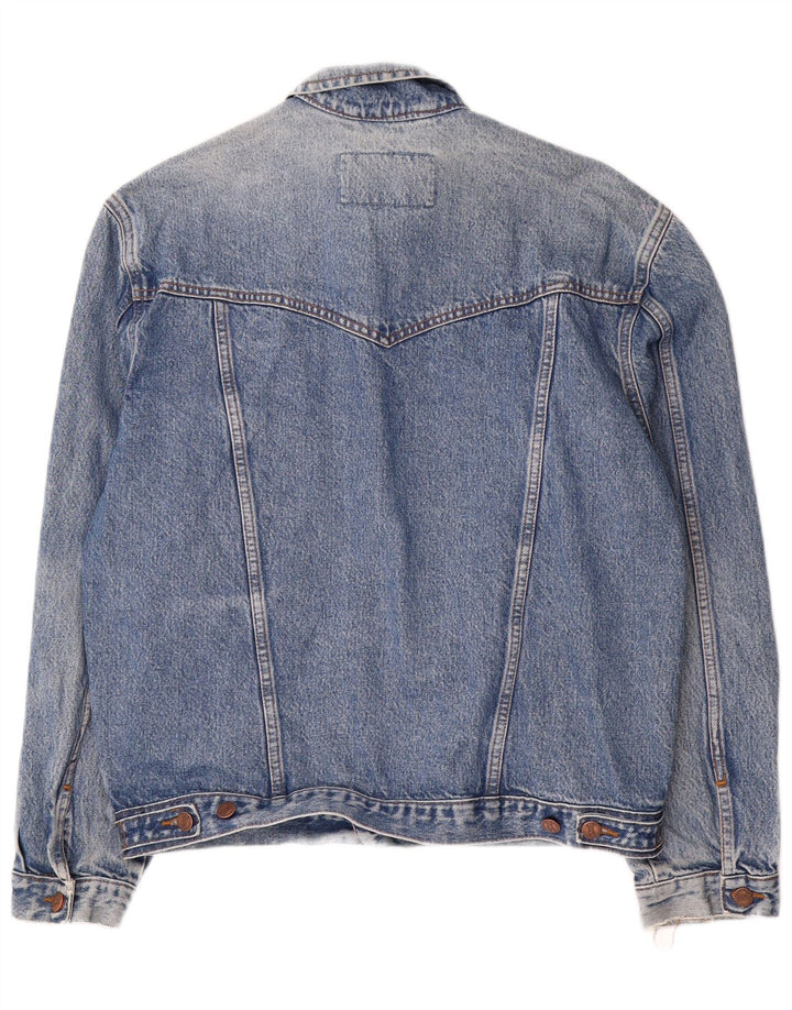 WRANGLER Ανδρικό Τζιν Μπουφάν UK 40 Μεγάλο Μπλε Βαμβακερό