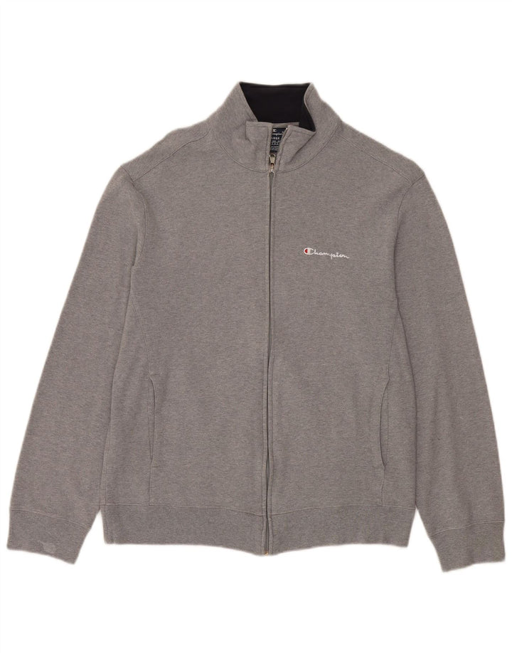 Champion Γυναικεία αθλητική φόρμα Top Jacket UK 16 Large Grey Cotton