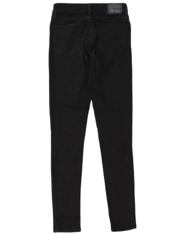 LEVI'S Γυναικείο 711 Skinny Jeans W26 L31 Μαύρο βαμβακερό