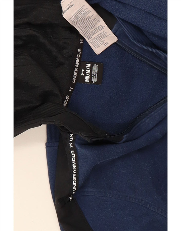 Ανδρικό γραφικό κουκούλα Under Armour Medium Navy Blue Colourblock