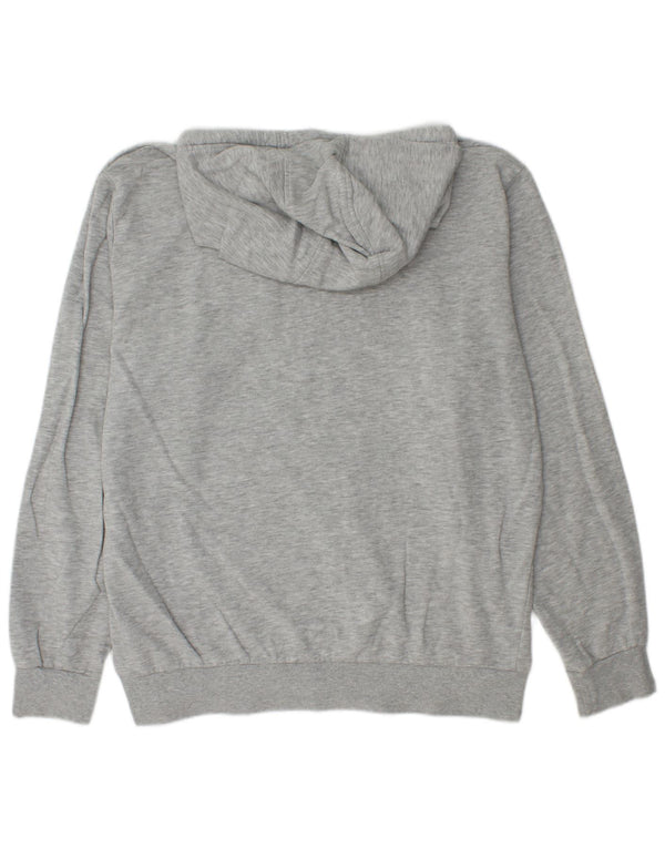 Ανδρικό γραφικό κουκούλα Kappa Μεγάλο γκρι βαμβάκι