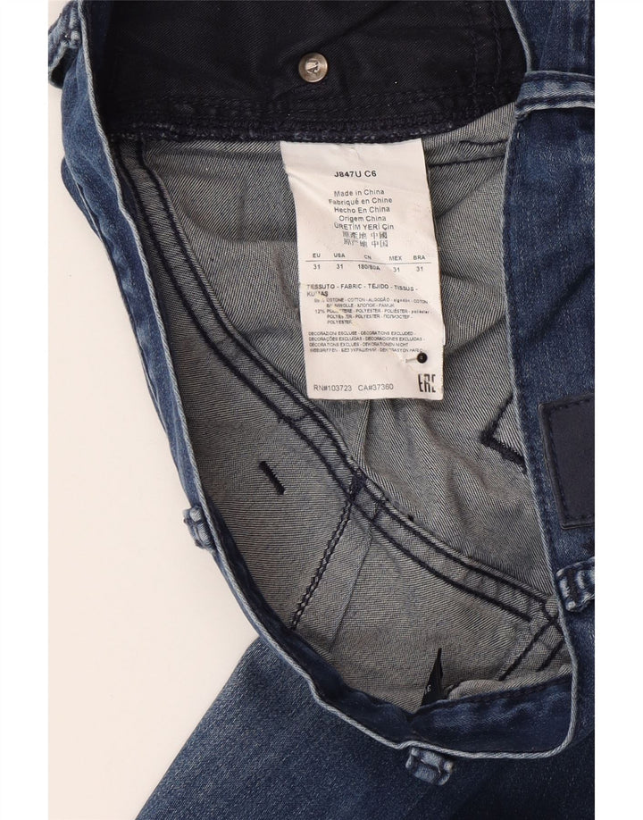Ανδρικό τζιν Armani ίσιο W31 L30 Μπλε βαμβακερό