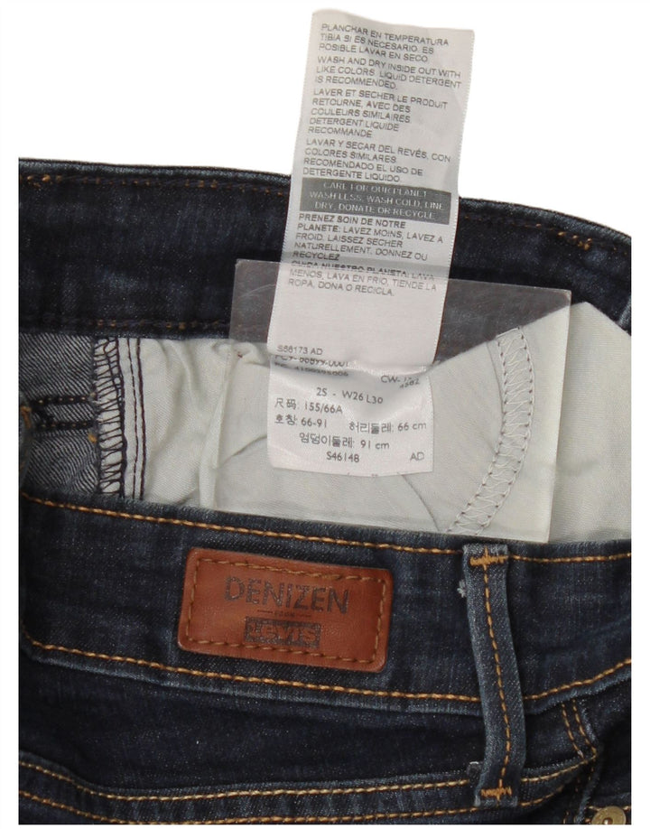 Γυναικείο Levi's Denizen Modern Bootcut Jeans W26 L30 Navy Blue Cotton