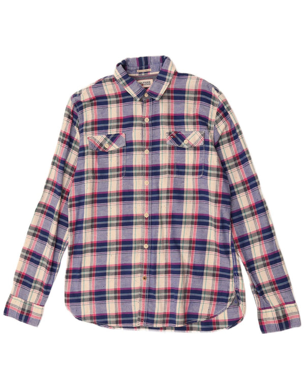 Ανδρικό πουκάμισο Tommy Hilfiger Large Blue Check Cotton