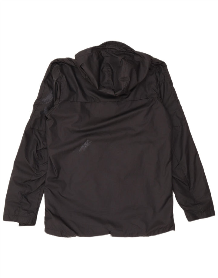 Ανδρικό μπουφάν βροχής Nike Dri Fit Hooded UK 38 Μεσαίο μαύρο πολυεστέρα