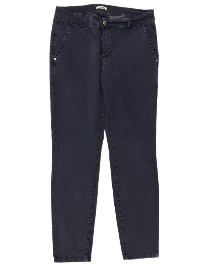 Iceberg Γυναικείο Slim Chino Παντελόνι W32 L29 Navy Blue