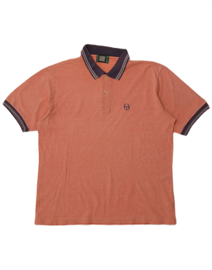 SERGIO TACCHINI Ανδρικό πουκάμισο πόλο μεγάλο ροζ βαμβακερό