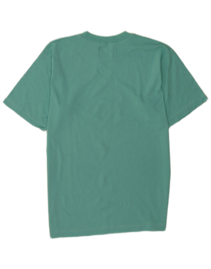 Ανδρικό γραφικό T-Shirt Vagabond Top Μικρό Τυρκουάζ Βαμβακερό