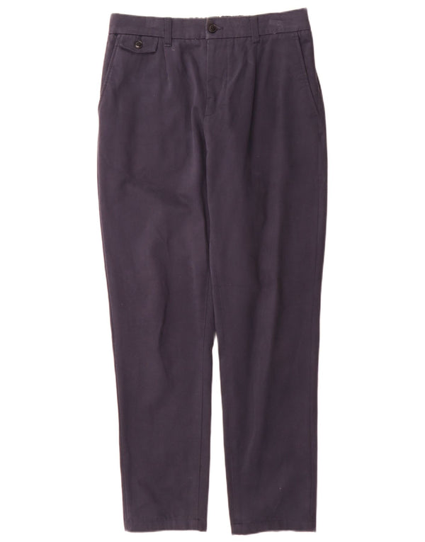 Ted Baker Ανδρικό παντελόνι Chino με κωνικό ψηλόμεσο W32 L30 Navy Blue Cotton