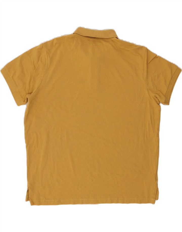 EDDIE BAUER Mens Polo Shirt XL Yellow Cotton Vintage Eddie Bauer and Second-Hand Eddie Bauer from Messina Hembry 
