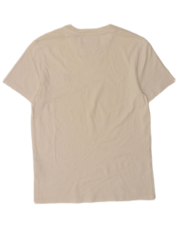 Lyle & Scott Ανδρικό T-Shirt Top Μικρό λευκό βαμβακερό