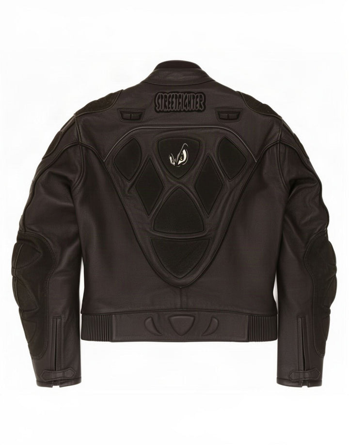 Streetfighter Ανδρικό Δερμάτινο Μπουφάν Racer IT 48 Medium Black