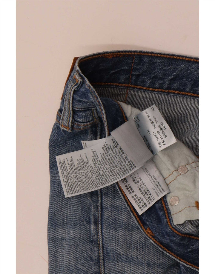 Γυναικείο τζιν σορτς Levi's 501 W32 μεγάλο μπλε βαμβακερό
