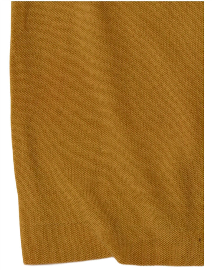 Ανδρικό πουκάμισο πόλο κλασικής εφαρμογής LACOSTE Μέγεθος 4 Μεσαίο κίτρινο βαμβάκι