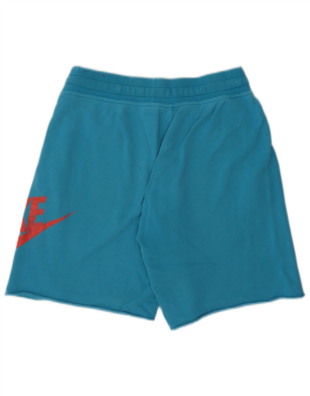 Ανδρικό γραφικό αθλητικό σορτς Nike από μεσαίο μπλε βαμβακερό