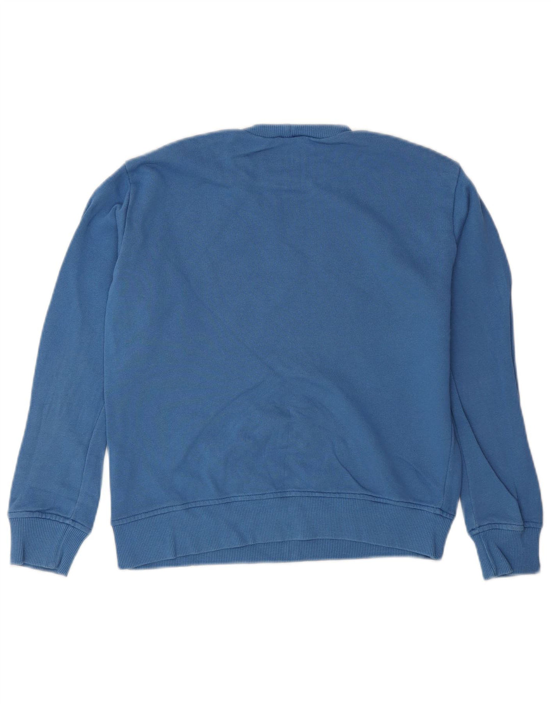 Γραφικό φούτερ Benetton Boys Jumper 8-9 ετών μεγάλο μπλε βαμβακερό